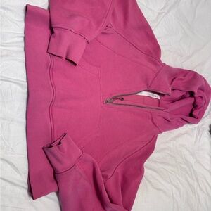 Pink lululemon Half-Zip scuba